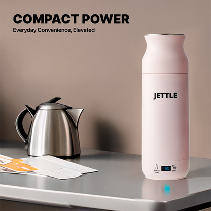 Jettle Travel Electric Kettle 450ml – Portable Hotel Kettle with 12 Temperature Presets, LED Display & Auto Shut-Off