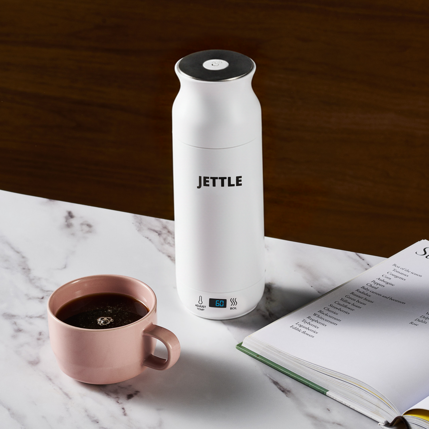 Jettle Travel Electric Kettle 450ml – Portable Hotel Kettle with 12 Temperature Presets, LED Display & Auto Shut-Off