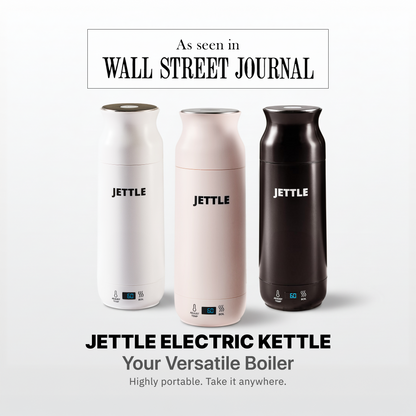 Jettle Travel Electric Kettle 450ml – Portable Hotel Kettle with 12 Temperature Presets, LED Display & Auto Shut-Off