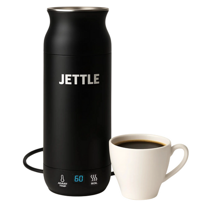 Jettle Travel Electric Kettle 450ml – Portable Hotel Kettle with 12 Temperature Presets, LED Display & Auto Shut-Off