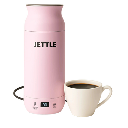 Jettle Travel Electric Kettle 450ml – Portable Hotel Kettle with 12 Temperature Presets, LED Display & Auto Shut-Off