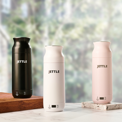 Jettle Electric Kettle - Travel Portable Heater for Coffee, Tea, Milk